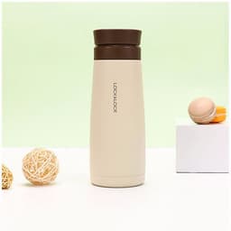 Bình Giữ Nhiệt Lock&Lock Macaron 450ml LHC4230 - Hàng Chính Hãng, Chất Liệu Thép Không Gỉ, Có Lưới Lọc Trà Tiện Dụng Kèm Ống Hút Inox 304