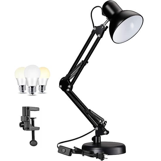 [ĐÃ BAO BỒM Bóng Đèn LED 5W 03 Chế Độ Ánh Sáng Vàng/Trắng/Ấm] Đèn Học Làm Việc Đọc Sách Để Bàn Pixar Chống Cận Thị Bảo Vệ Mắt - Hàng Chính Hãng eLights