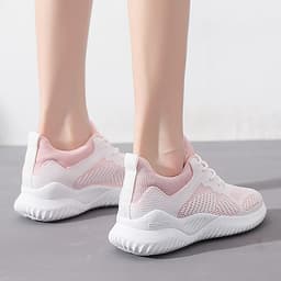 Giày thể thao Giày đi bộ Nữ huấn luyện viên nhẹ Knit mềm