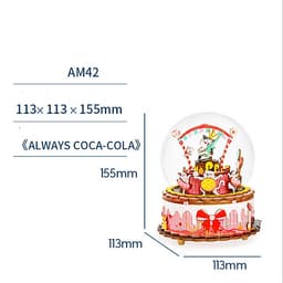 Đồ chơi lắp ráp gỗ 3D Mô hình Hộp nhạc Music Box AM41-AM45