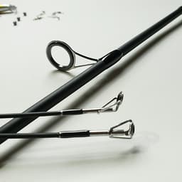 Bộ Cần Câu Lure máy đứng 2 ngọn + máy câu cá kim loại TFB 3000 + cước câu + 3 mồi câu lure + phụ kiện