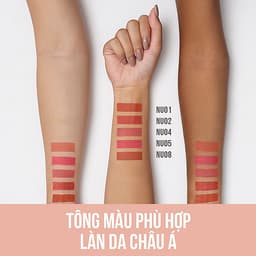 Son kem lì nhẹ môi Maybelline New York phiên bản tông đất giới hạn Sensational Liquid Matte 7ml