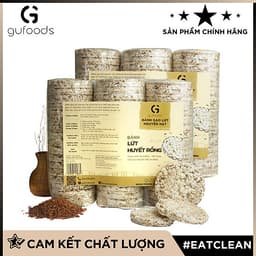 Combo 2 Bánh ăn kiêng gạo lứt GUfoods (mỗi gói 500g)