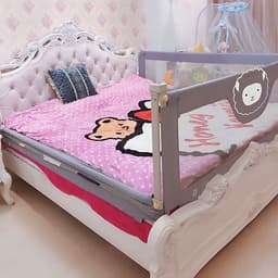 Thanh chắn giường Umoo, khung chắc chắn cho bé ngủ và chơi an toàn (Giá 1 thanh)