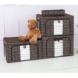 Bộ 3 Túi Đựng Chăn Màn Khung Sắt Gấp Gọn miDoctor (CÓ CHỌN MÀU)