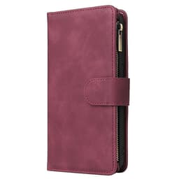 For iPhone 11 iPhone 11 pro iPhone 11 pro max PU Leather Side Magnetic Buckle Multi-card Bracket Full Protective Case with Zipper Wallet Style:iPhone 11 Pro