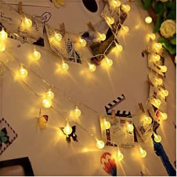 Dây Đèn Trang Trí 8M - 40 Bóng Tròn Bọt Khí Độc Đáo Trang Trí Noel , Lễ , Tết 