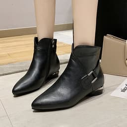 Giày bốt Martin thắt dây thời trang nữ cá tính