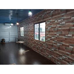 Bộ 10 Miếng Xốp Dán Tường 3D Chịu lực, chống nước, chống ẩm mốc 70x77cm DT26