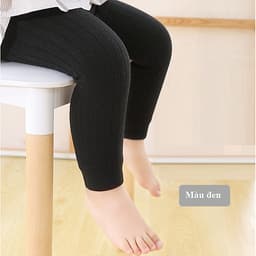 Quần Tất Len Tăm Co Dãn Cho Bé Yêu Mặc Mùa Thu Đông 