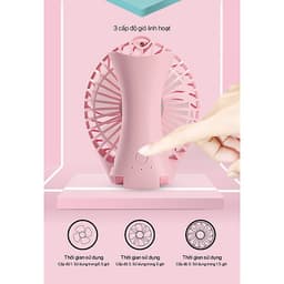 [[ 2 Trong 1 - Quạt Mini Và Pin Dự Phòng ]] - Đầu USB Cầm Tay Robot Đuôi Cá - RT-BF07 - Hàng Chính Hãng