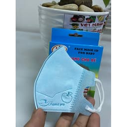 Khẩu Trang Y Tế 5D Trẻ Em Nam Anh - Hộp 10 cái
