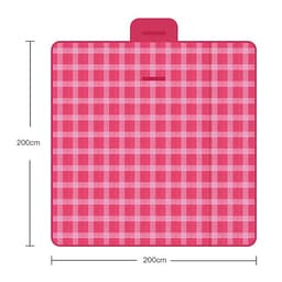 THẢM DÃ NGOẠI, DU LỊCH, PICNIC CAO CẤP - Chống thấm nước, họa tiết caro, gấp gọn tiện lợi - 2 kích thước khách chọn màu!