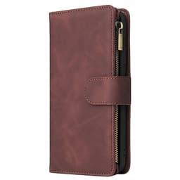 For iPhone 11 iPhone 11 pro iPhone 11 pro max PU Leather Side Magnetic Buckle Multi-card Bracket Full Protective Case with Zipper Wallet Style:iPhone 11 Pro