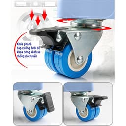 Chân đế máy giặt tủ lạnh inox cao cấp tải trọng 1000kg - hàng nhập khẩu