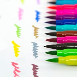 Dual Tip Brush Pens Art Markers Set Flexible Brush & 0.4mm Fineliner Tips Watercolor Color Pens Perfect for