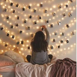 Đèn đom đóm dùng pin tiểu DEHA dây led cao cấp trang trí phòng, cắm trại.