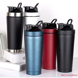 Bình Lắc Pha Chế Shaker Tập Gym Inox Có Giữ Nhiệt Chính Hãng