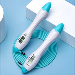 Dây nhảy lõi thép Cleacco tự động đếm số , đếm giờ , tích hợp đo calo , quãng đường