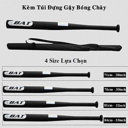 Gậy Bóng Chày Hợp Kim miDoctor – Chọn Size - Kèm Túi Đựng gậy Bóng Chày – Màu Ngẫu Nhiên