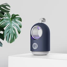 Máy đuổi muỗi diệt côn trùng kiêm đèn LED ngủ thông minh Jisulife D01 – Đèn bắt muỗi tự động bằng ánh sáng tia UV thân thiện với môi trường không mùi khét, không gây ồn (Hàng chính hãng)