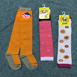 Combo 3 đôi tất cotton dài thu đông cho bé trai, bé gái, tất mềm, mịn co giãn tốt, hàng Việt Nam chất lượng