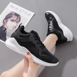 Giày thể thao Giày đi bộ Nữ huấn luyện viên nhẹ Knit mềm