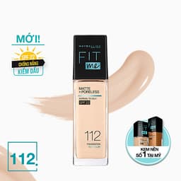 Kem Nền Mịn Nhẹ Kiềm Dầu Fit Me Maybelline New York Matte Poreless Foundation 30ml