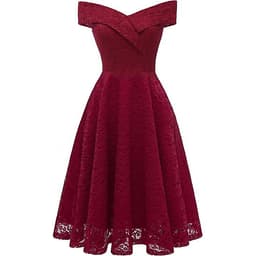Váy Ren Dự Tiệc Nữ Hở Vai Phong Cách Cổ Điển