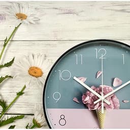 ĐỒNG HỒ TREO TƯỜNG KIM TRÔI - 30CM - PHONG CẢNH THIÊN NHIÊN - KÍNH DÀY - SẮC NÉT