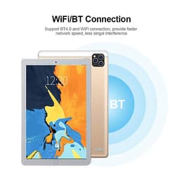 10.1'' Metal Tablet with MT6592 Eight-core Processor 1280*800 Resolution 2GB+32GB Memory Support 2G/3G Calls Grey+Black