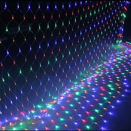 Lưới Đèn LED Chống Nước Trang Trí Ngoài Trời Cho Giánh Sinh, Tiệc, Lễ Tết - Nhiều Kích Cỡ