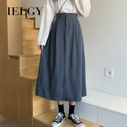 Chân Váy Chữ A Lưng Cao Thời Trang Cho Nữ
