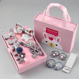 Kẹp tóc cho bé 18 chi tiết hàn quốc (kèm hộp đựng cute)