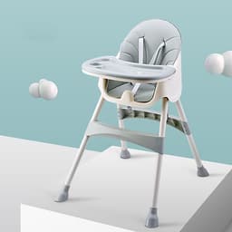 Ghế tập ăn dặm ăn bột đa năng cao cấp thiết kế Hàn Quốc 3 nấc điều chỉnh độ cao