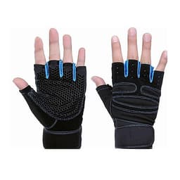 Găng tay tập gym có dây cuốn bảo vệ cổ tay kết hợp