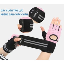 Găng tay nửa ngón tập gym, tập tạ Aolikes AL113B (1 đôi)