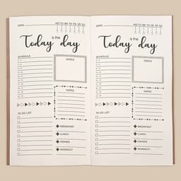 Sổ tay planner MIX TỔNG HỢP Tháng + tuần + ngày "Kế hoạch trọn đời" - Lịch tháng / Kế hoạch Tuần / Nhắc việc ngày / Chấm bi