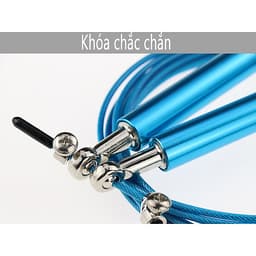 Dây nhảy lõi thép, tay cầm hợp kim nhôm, bền bỉ dẻo dai Cleacco