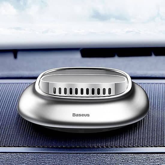 Bộ khuếch tán khử mùi và lọc không khí tặng kèm nước hoa khô dùng cho xe hơi ô tô hiệu Baseus Car Air Freshener Volcano (Vật liệu Metal cao cấp, tặng kèm túi thơm, khử mùi hiệu quả) - Hàng nhập khẩu