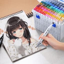 Bút màu Marker Touch Touchliit 6 loại hộp nhựa 30/40/60/80 màu