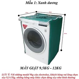 Vỏ bọc máy giặt, máy sấy chống mưa nắng chất liệu vải dù cao cấp