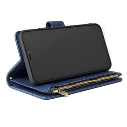 For iPhone 11 iPhone 11 pro iPhone 11 pro max PU Leather Side Magnetic Buckle Multi-card Bracket Full Protective Case with Zipper Wallet Style:iPhone 11 Pro