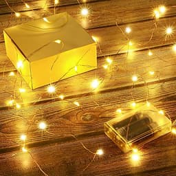 Đèn đom đóm dùng pin tiểu DEHA dây led cao cấp trang trí phòng, cắm trại.