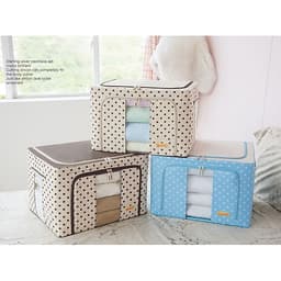 Túi Đựng Chăn Màn (Được Chọn Màu) - Hộp Đựng Quần Áo Khung Sắt Gấp Gọn miDoctor - Tủ Vải Chăn Màn Tiện Lợi