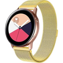 For Samsung Galaxy Watch Active 20mm Replacement Stainless Steel Watch Band Strap