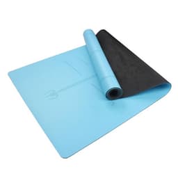 Thảm yoga định tuyến cao su PU dày 5mm (tặng túi đựng + Dây buộc thảm)