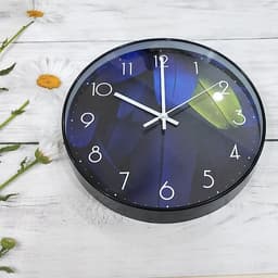 ĐỒNG HỒ TREO TƯỜNG KIM TRÔI - 30CM - PHONG CẢNH THIÊN NHIÊN - KÍNH DÀY - SẮC NÉT