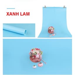 Phông nền nhựa PVC trơn kích thước 70x140cm treo giá khung chụp ảnh sản phẩm đủ màu sắc 