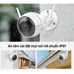 Camera Wifi Ngoài Trời Ezviz C3W 2MP 1080p (CS-Cv310) Color Night Vision - Phiên Bản Mới Hình Ảnh Có Màu Ban Đêm - Hàng Chính Hãng